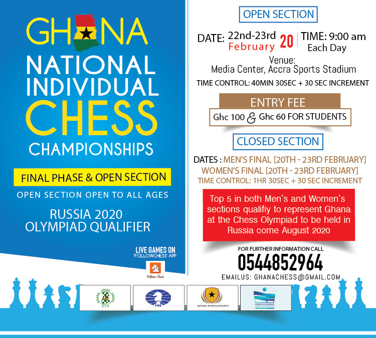 GHANA NATIONAL INDIVIDUAL CHESS CHAMPIONSHIPS