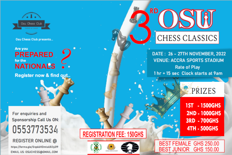 3RD OSU CHESS CLASSICS